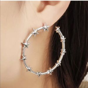 Circle of Stars Hoop Earrings